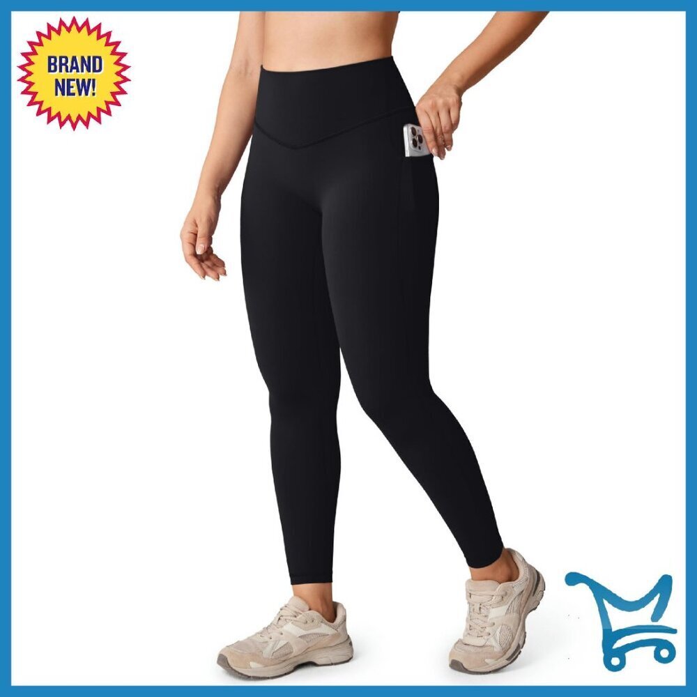 High Waisted Workout Leggings with Pockets, Buttery Soft Yoga Pants